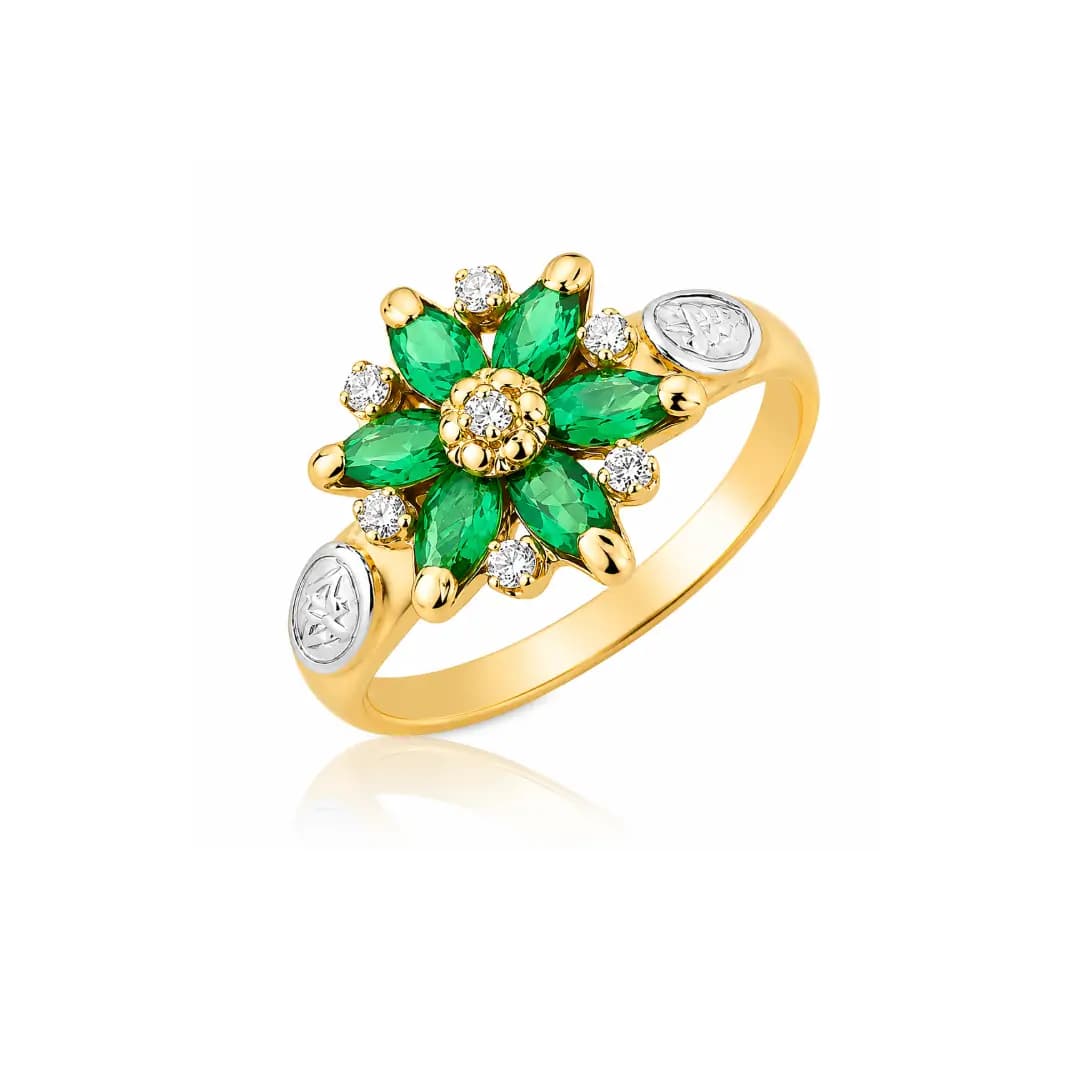 Anel de Formatura Ciências Contábeis em Ouro Maciço 10K e 18K – Modelo C53