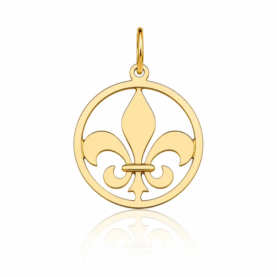 Pingente de Formatura Pedagogia em Ouro Maciço 10K e 18K – Modelo PC140