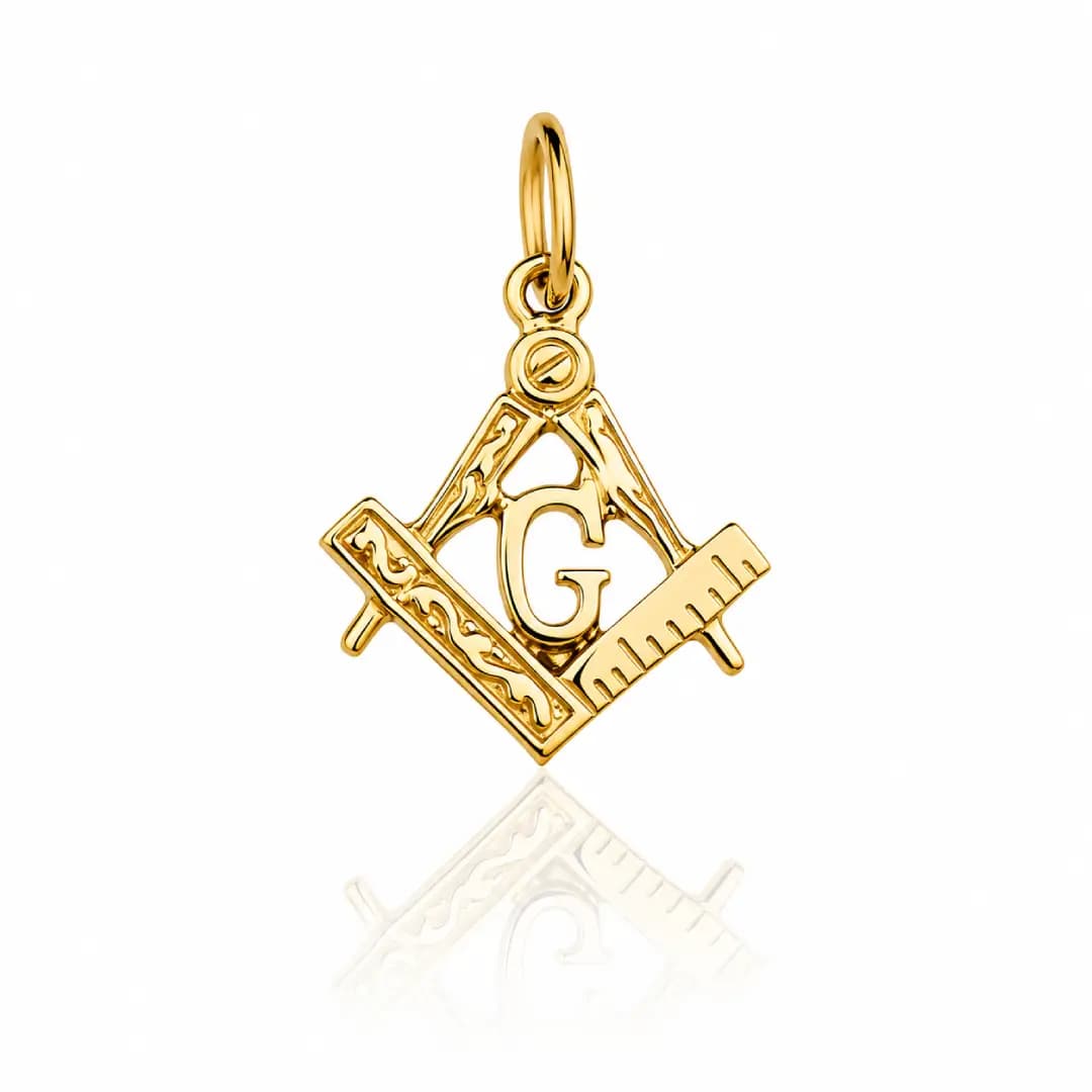 Pingente Ouro maciço CT32 (MAÇONARIA)