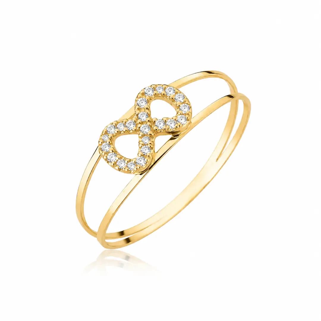 Anel Infinity Ouro Maciço CS730