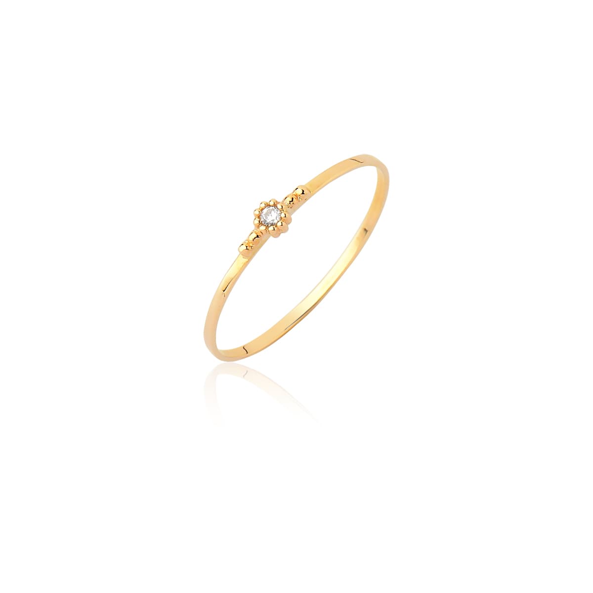 Anel Tábata em Ouro Maciço 10K e 18K – Modelo CS521