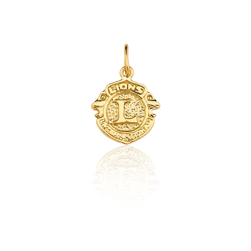Pingente Lions em Ouro Maciço 10K e 18K – Modelo CT03
