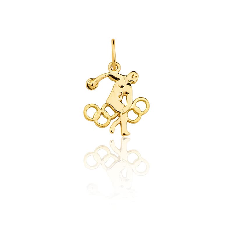 Pingente de Formatura Educação Física em Ouro Maciço 10K e 18K – Modelo CT08