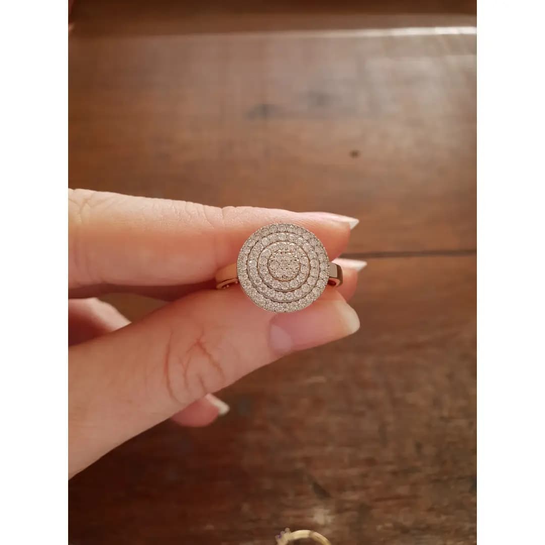 Anel em Ouro Maciço 10K e 18K – Modelo C105 - imagem 4