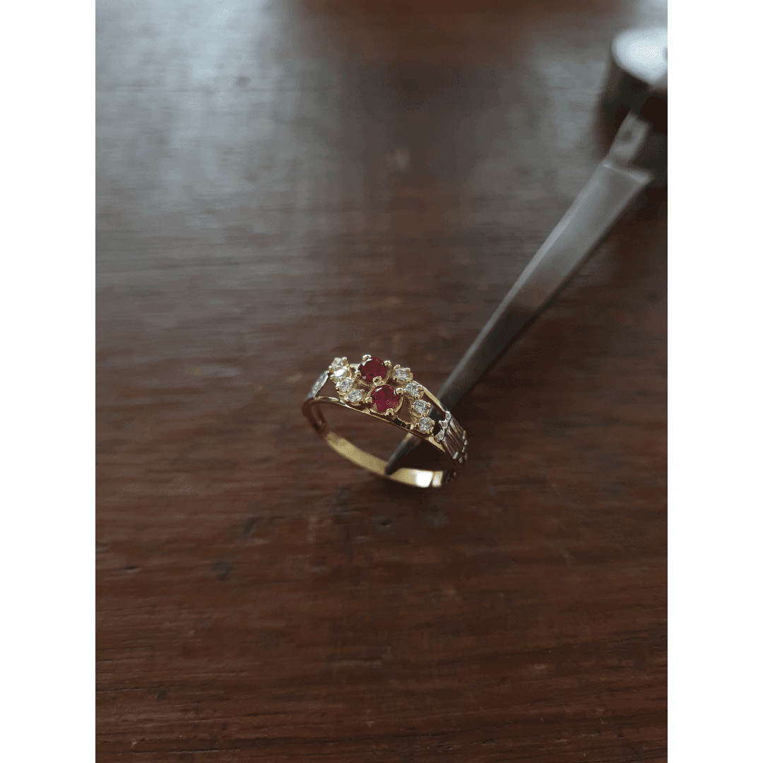 Anel de Formatura Segurança do Trabalho em Ouro Maciço 10K e 18K – Modelo C147 - imagem 6