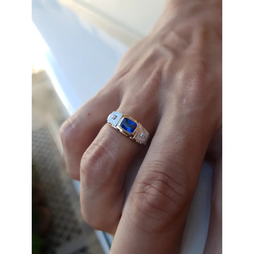 Anel de Formatura Direito em Ouro Maciço 10K e 18K – Modelo C20 - imagem 7