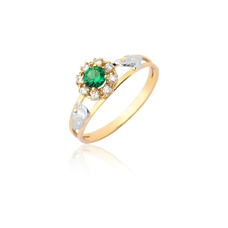 Anel de Formatura Enfermagem em Ouro Maciço 10K e 18K – Modelo C6