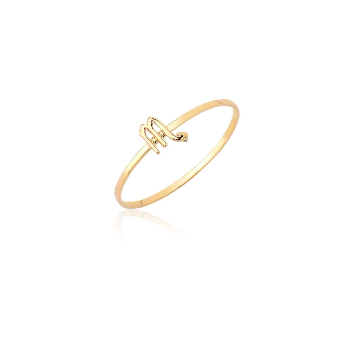 Anel Signo de Escorpião em Ouro Maciço 10K e 18K – Modelo CS524