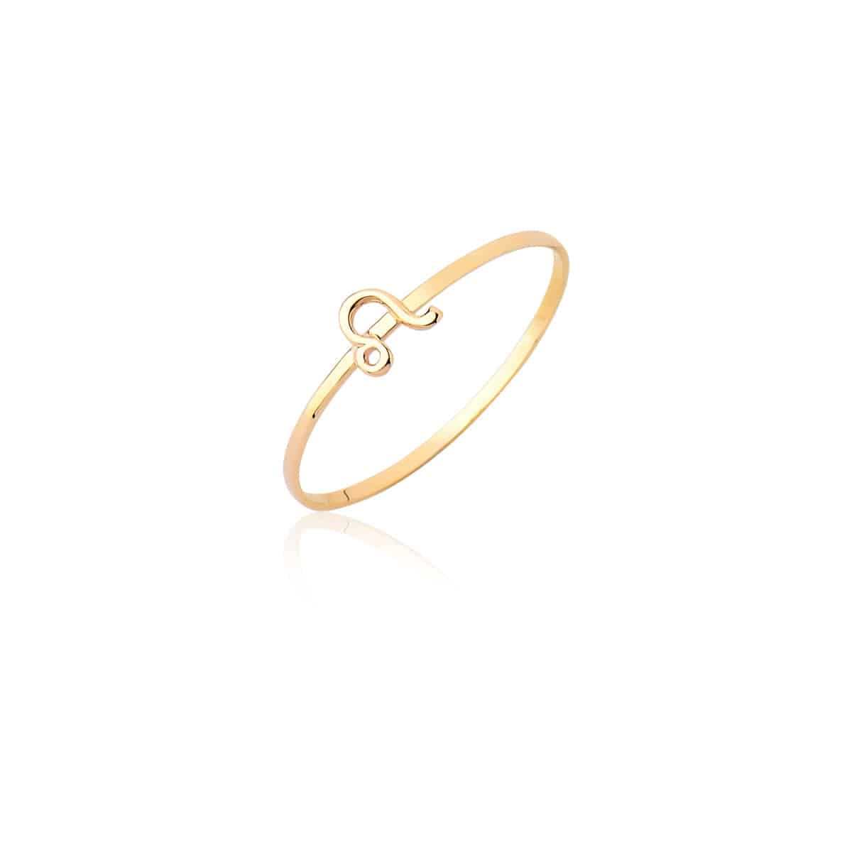 Anel Signo de Leão em Ouro Maciço 10K e 18K – Modelo CS524