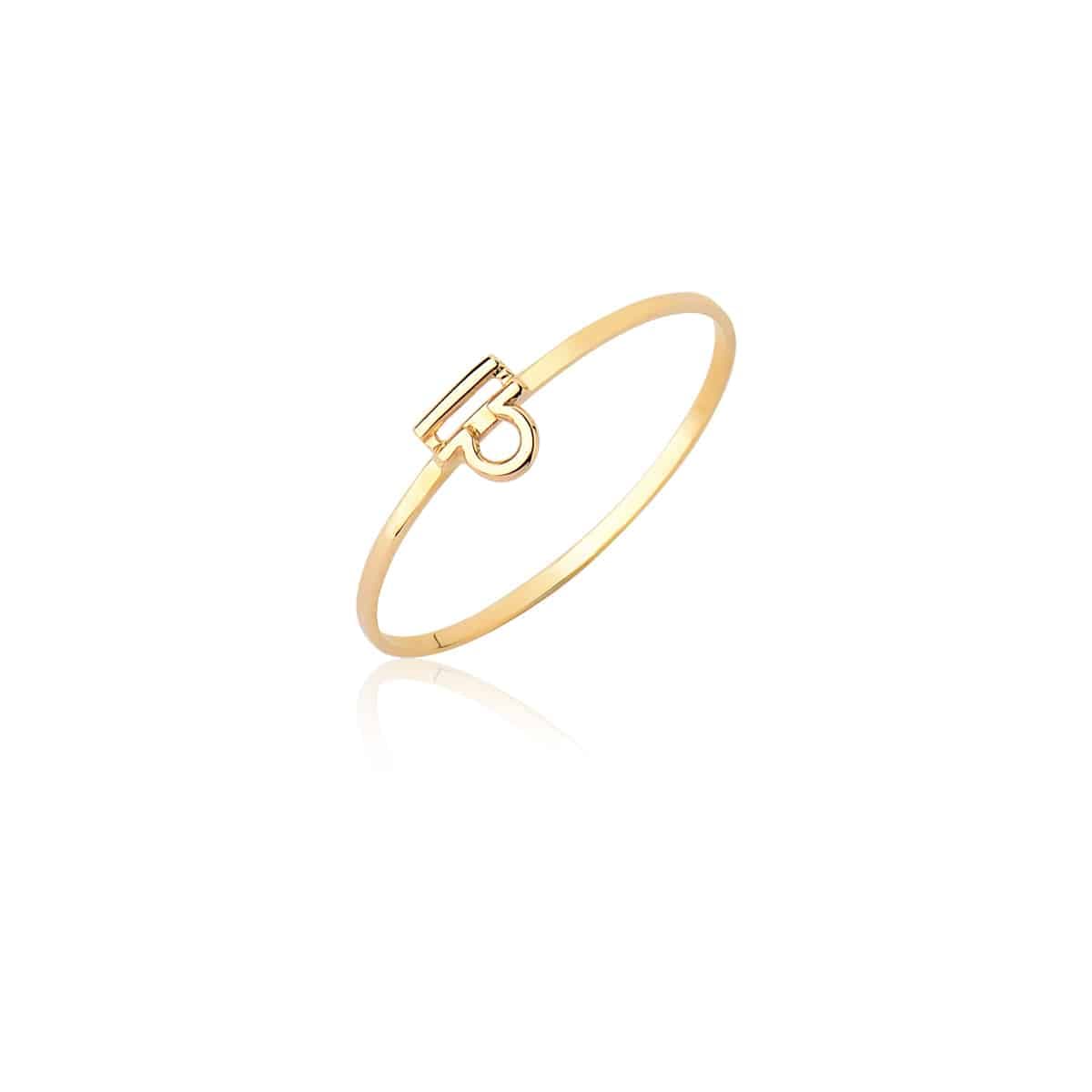 Anel Signo de Libra em Ouro Maciço 10K e 18K – Modelo CS524