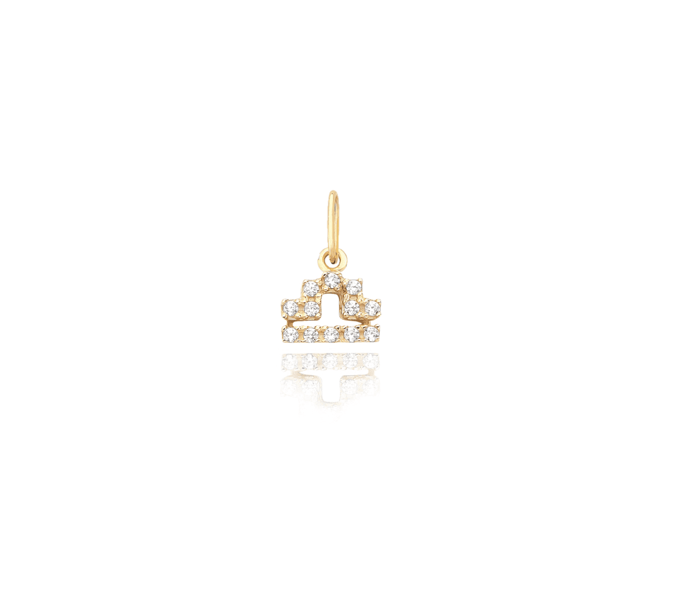 Anel Signo de Libra em Ouro Maciço 10K e 18K – Modelo P700