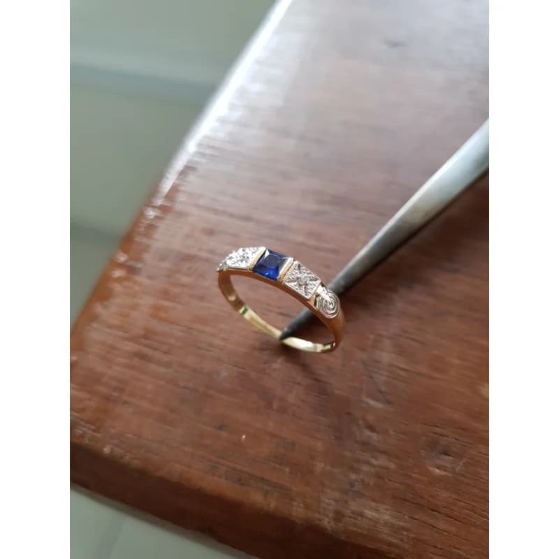 Anel de Formatura Ciências Contábeis em Ouro Maciço 10K e 18K – Modelo C156 - imagem 5