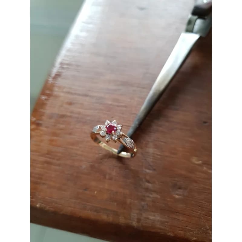 Anel de Formatura Direito em Ouro Maciço 10K e 18K – Modelo C58 - imagem 4
