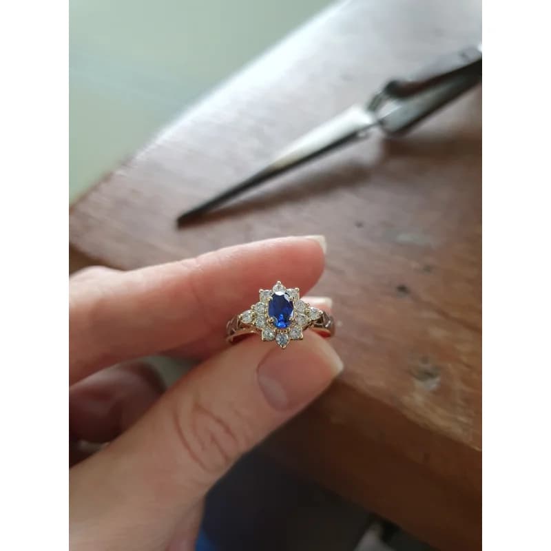 Anel de Formatura Pedagogia em Ouro Maciço 10K e 18K – Modelo C60 - imagem 2