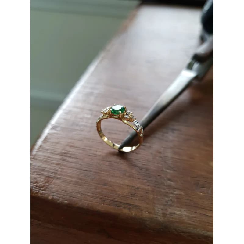 Anel de formatura Medicina em Ouro maciço (C47) - imagem 5