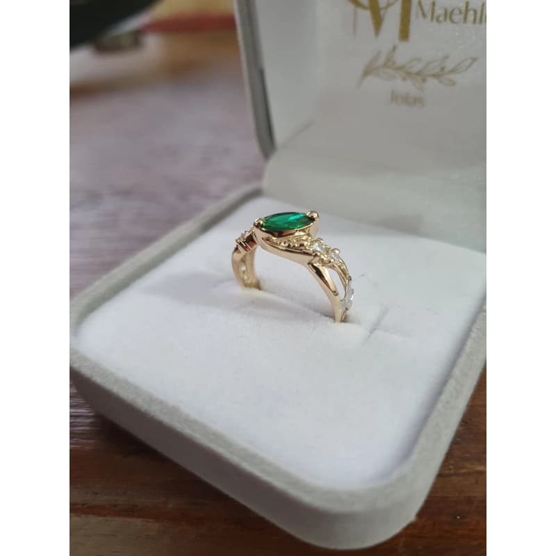 Anel de Formatura Corretor de Imóveis em Ouro Maciço 10K e 18K – Modelo C59 - imagem 8