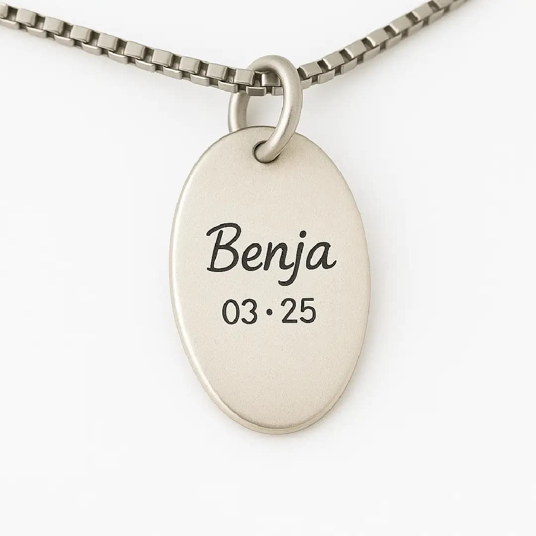 Pingente Personalizado em Prata 950 - imagem 3