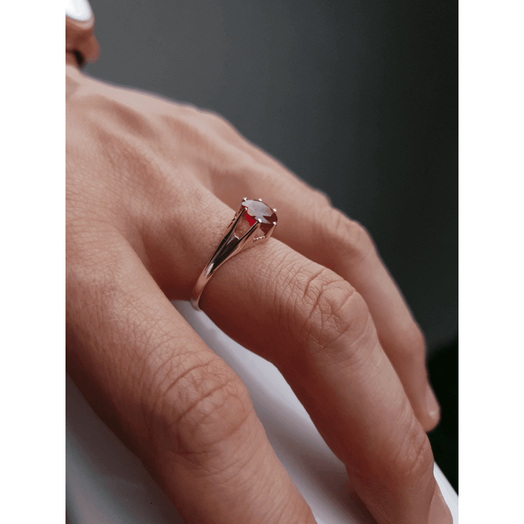 Anel Masculino Pé Cabra em Ouro Maciço 10K e 18K – Modelo C501 pe de cabra img