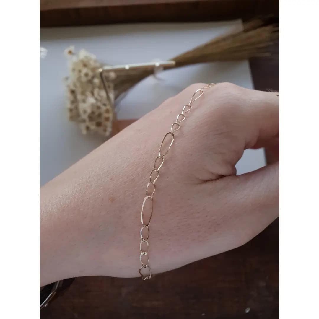 Pulseira 21cm Ouro Maciço 5A pulseira 5a img