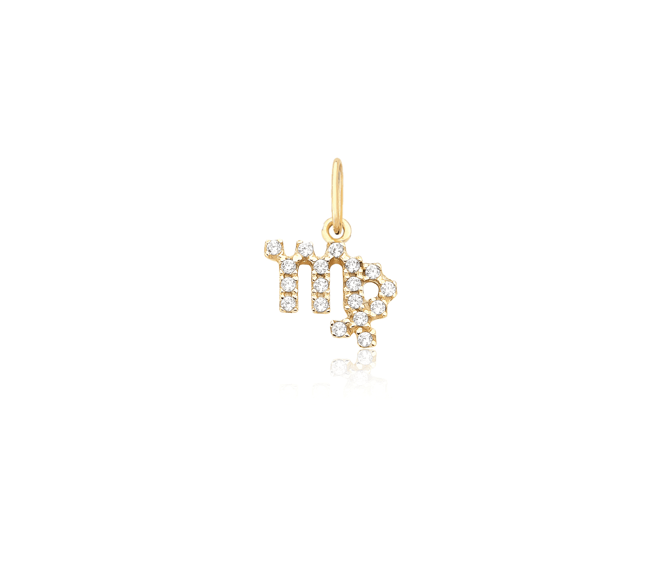 Anel Signo de Virgem em Ouro Maciço 10K e 18K – Modelo P700