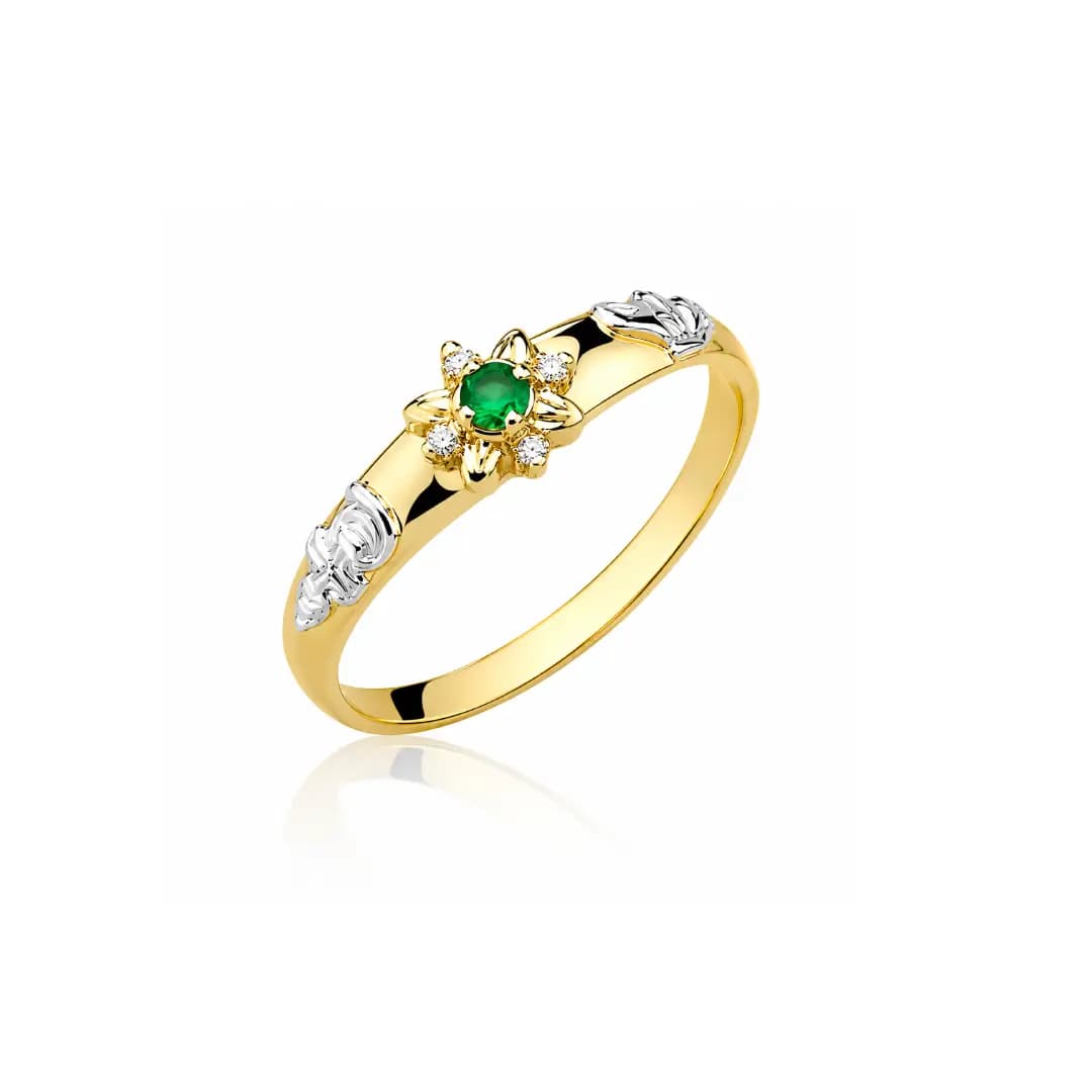 Anel de Formatura Enfermagem em Ouro Maciço 10K e 18K – Modelo C22