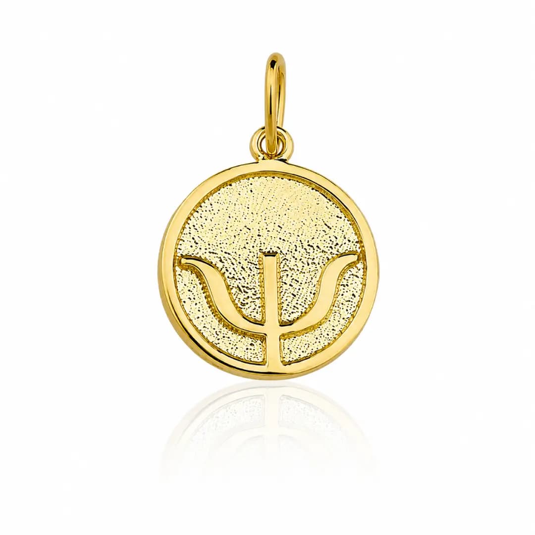 Pingente de formatura Ouro maciço CT02 (PSICOLOGIA)