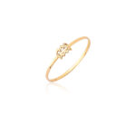 Anel Ouro maciço Aquário