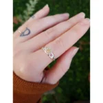 Anel de formatura Ouro maciço C17 (BIBLIOTECONOMIA) - Imagem 4