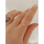 Anel Estrela Ouro Maciço CS711 - Imagem 2