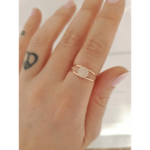 Anel Círculo Ouro Maciço CS702 - Imagem 2