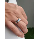 Anel de formatura masculino Ouro maciço C23 (DIREITO) - Imagem 3